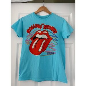 Rolling Stones Blue Graphic Band T Shirt